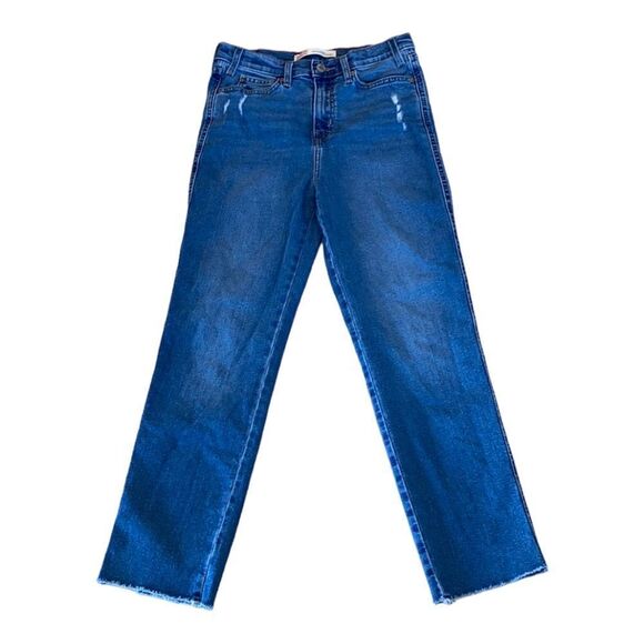 Levi’s Signature Boy’s Frayed Adjustable Waist Jeans Size 16 - Picture 1 of 15